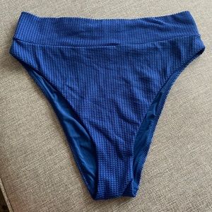 Aerie high-cut high waisted cheeky bikini bottoms